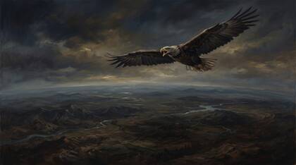 The Eagle's Warning of Three Woes