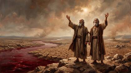 The Witnesses' Power over Rain, Water, and Plagues