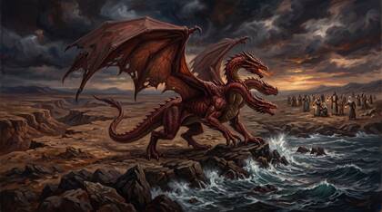 The Dragon Wages War on the Woman's Offspring