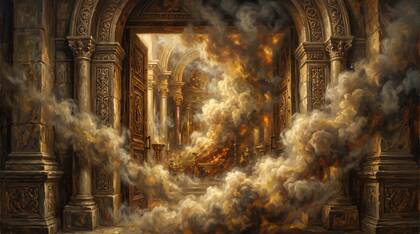 The Temple Filled with Smoke from God's Glory