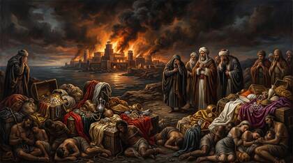 The Merchants Mourn Their Lost Cargo